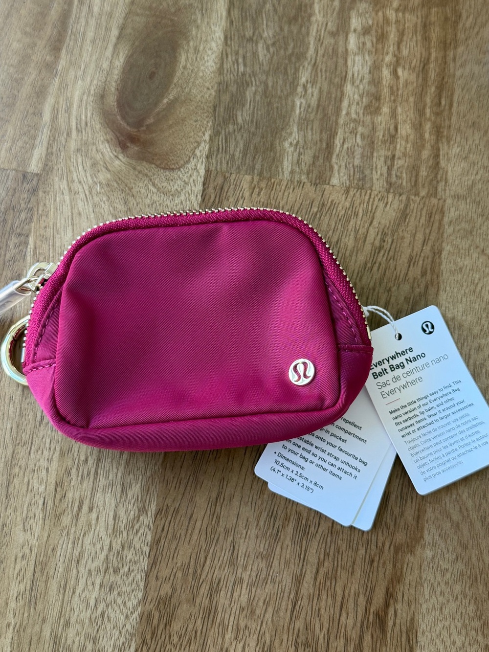 Lululemon Everywhere Belt Bag Nano - Berry Rumble
